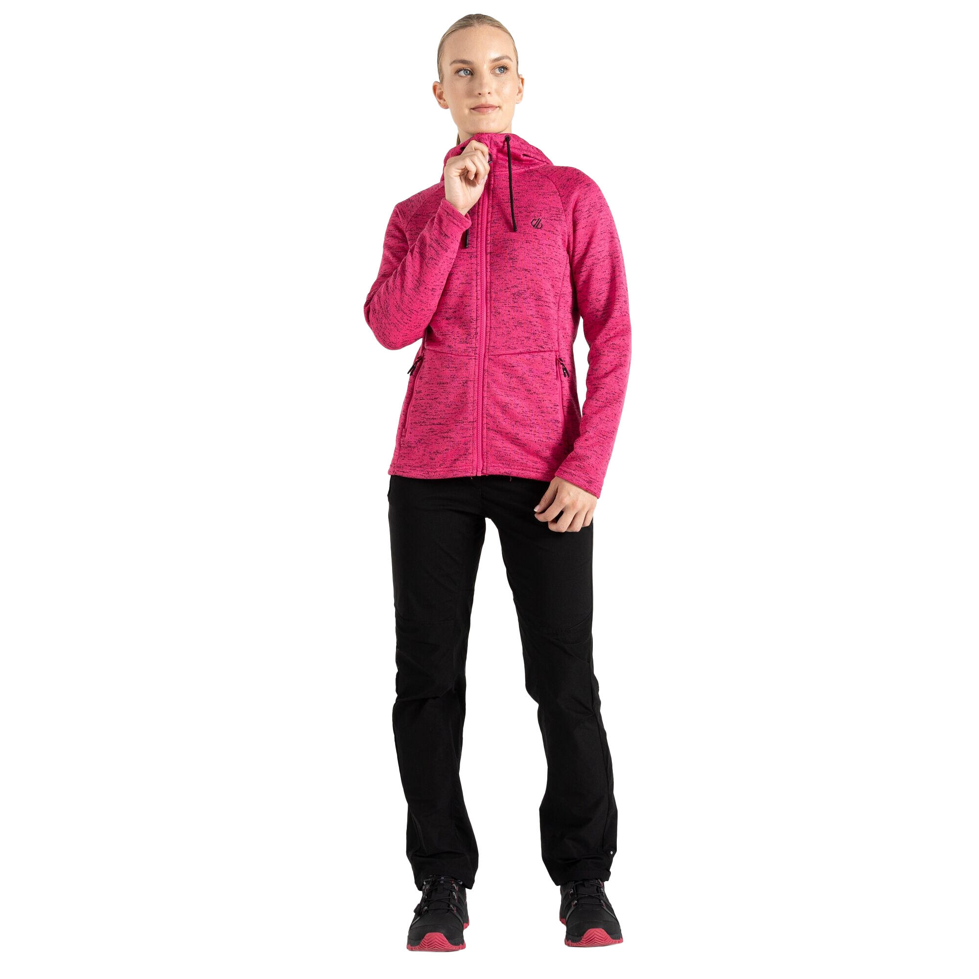 Women's fleece jacket (Candy pink)