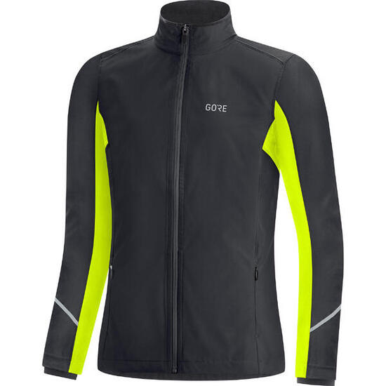 Veste Coupe-Vent Gore Wear R3 Partial Gore-Tex Infinium Noir/Jaune fluo Femme