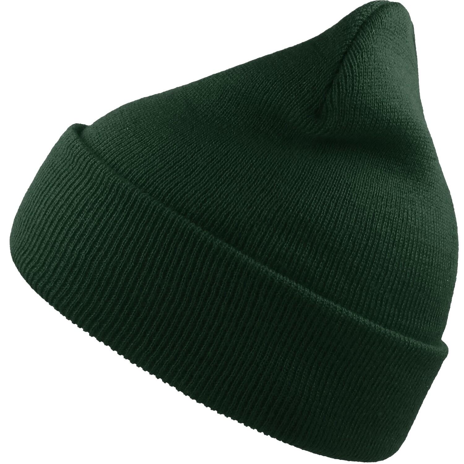 ATLANTIS Unisex Adult Wind Recycled Cuffed Beanie (Bottle Green)