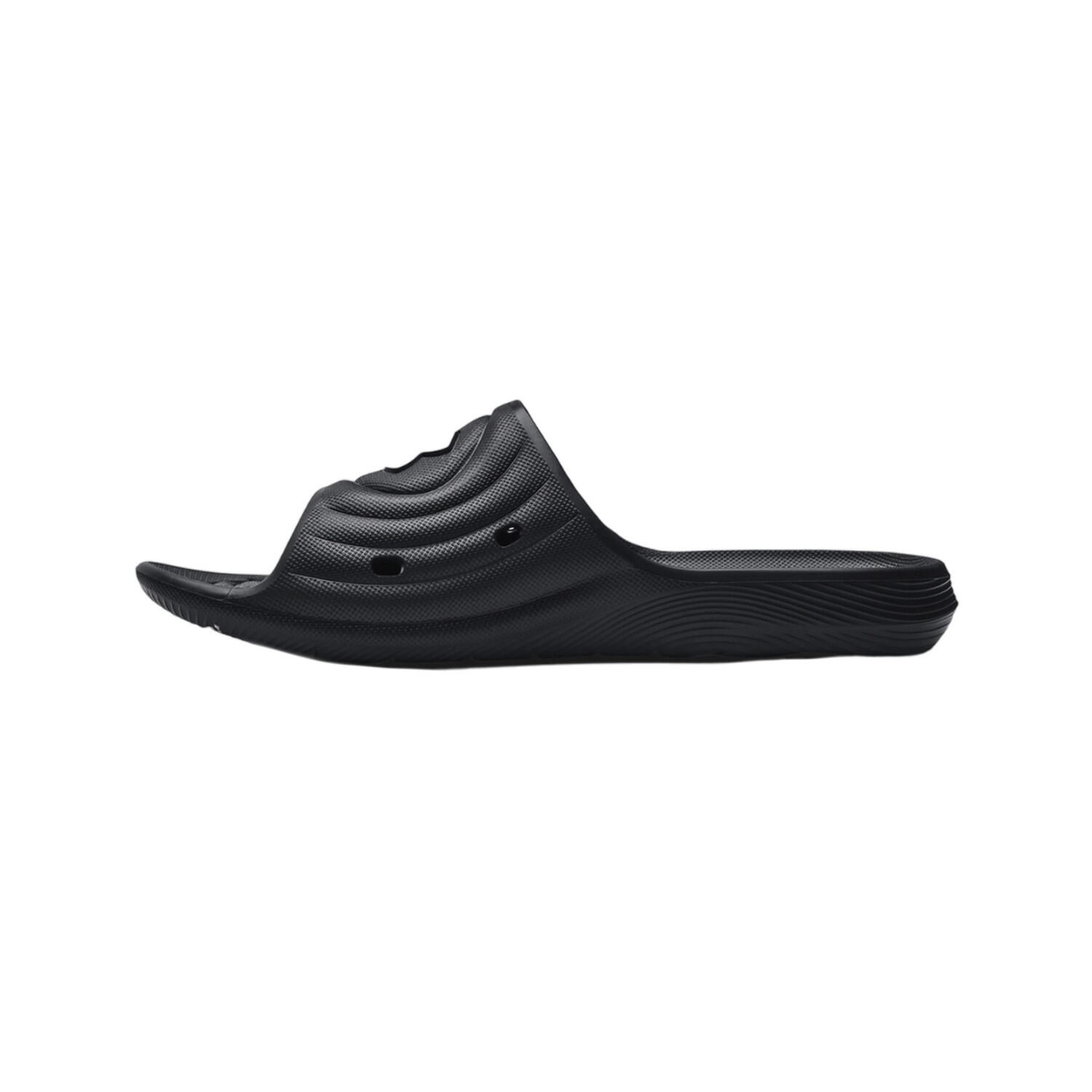 HerrenDamen Unisex Badesandale "Locker IV" Damen und Herren Schwarz/Weiß 2/4
