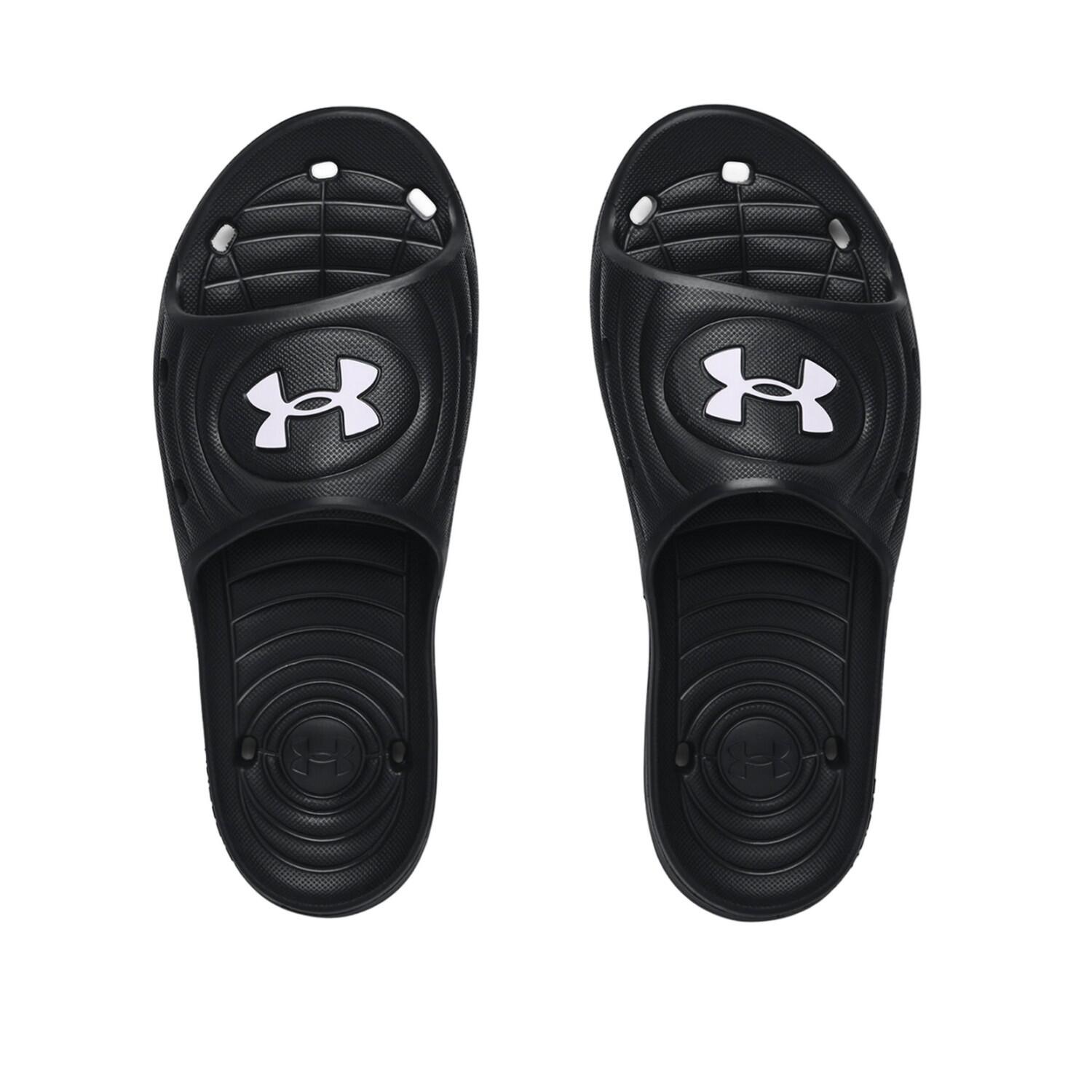 LOCKER Adult Slides (Black / White)