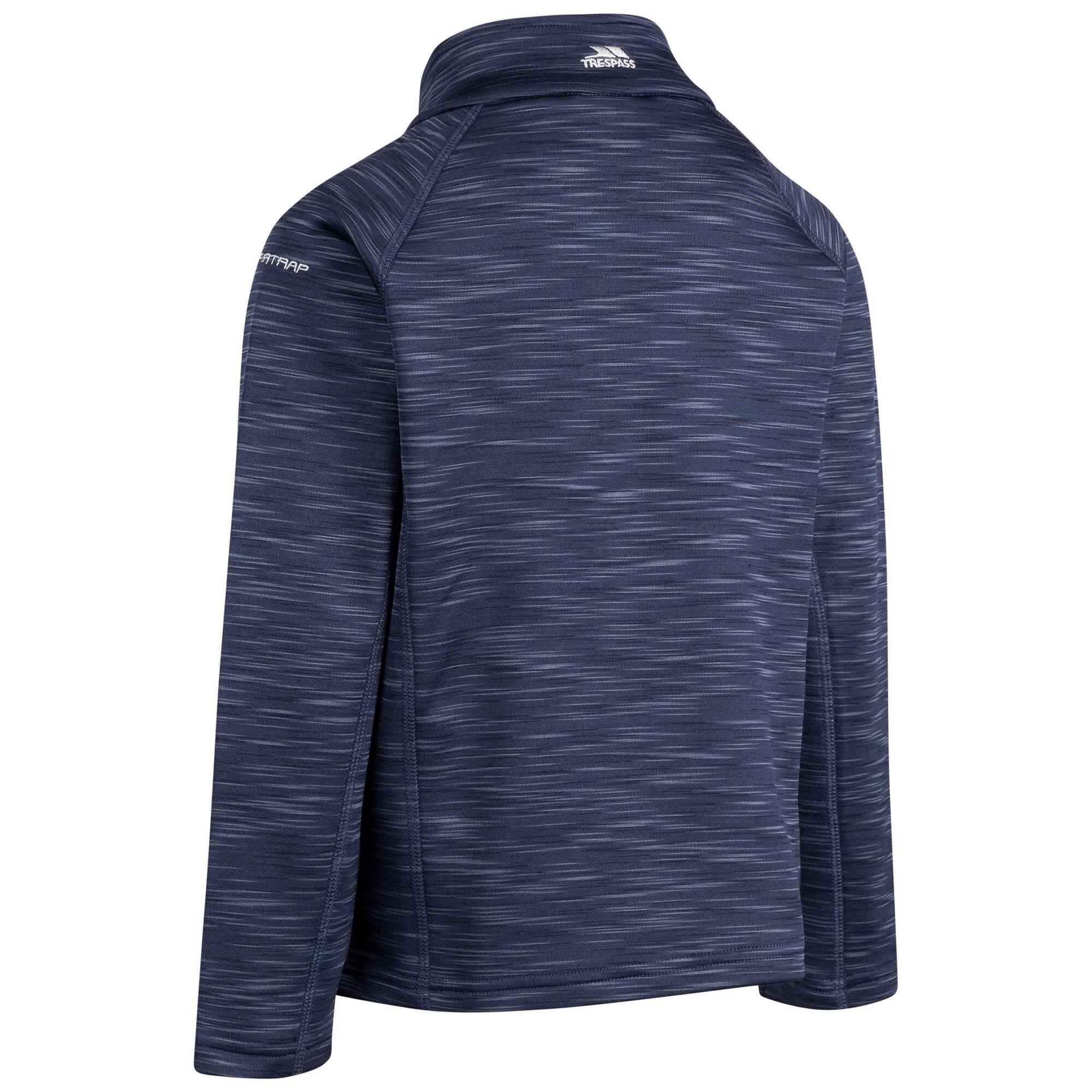 Sweat Polaire Bleu Femme Trespass, Taille M, Demi-fermeture éclair, Randonnée