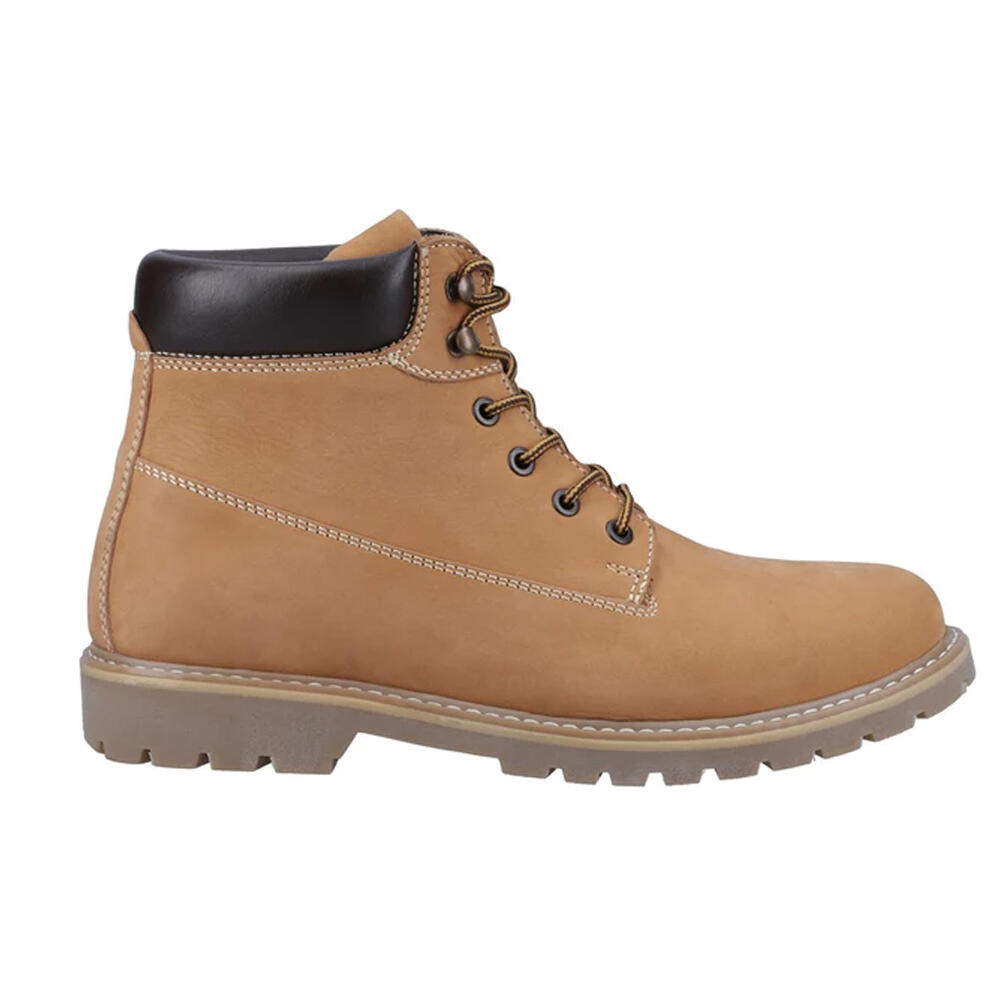 Mens Pitchcombe Leather Waterproof Ankle Boots (Tan) 3/5