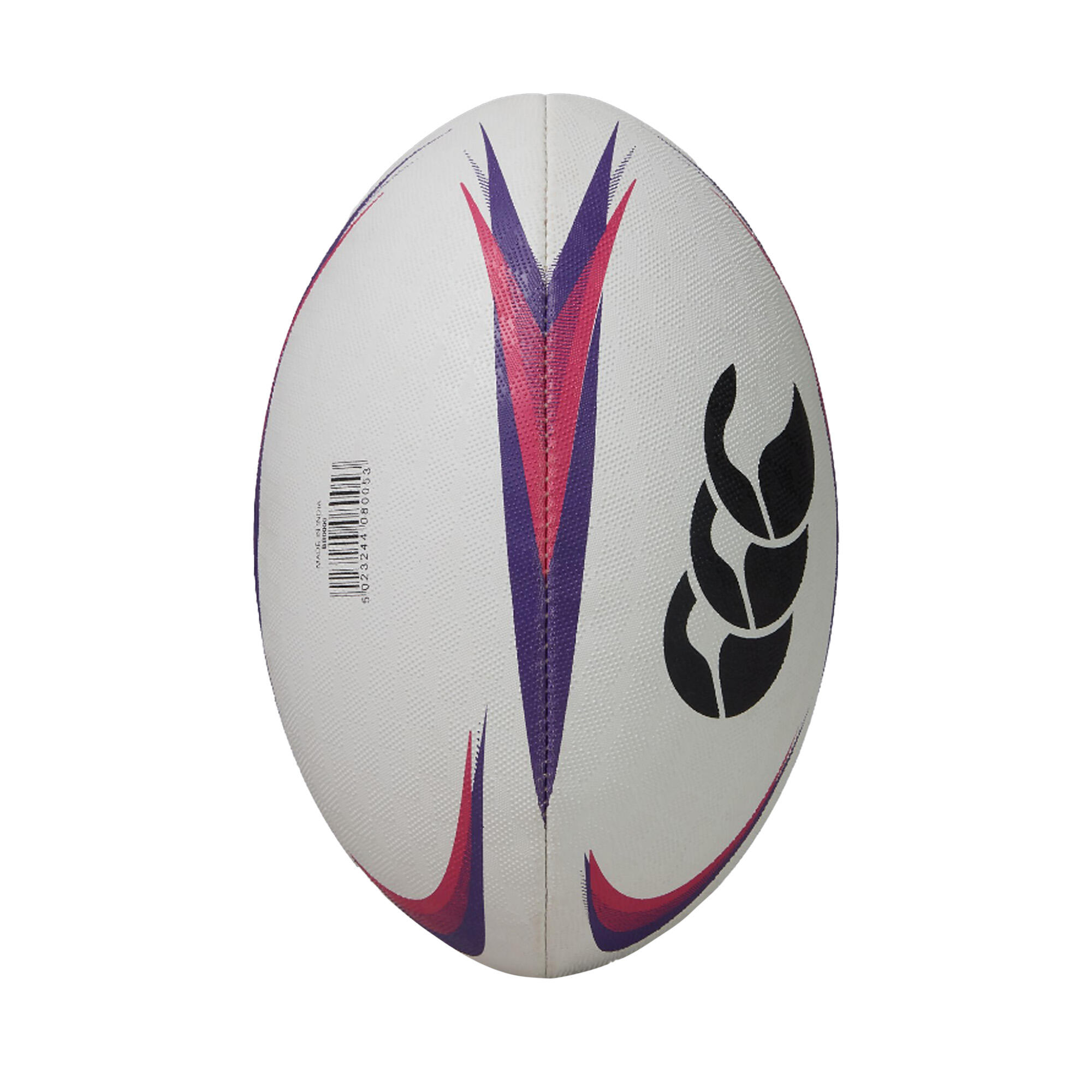 Ballon De Rugby MENTRE (Blanc / Violet) Taille 5 2/7