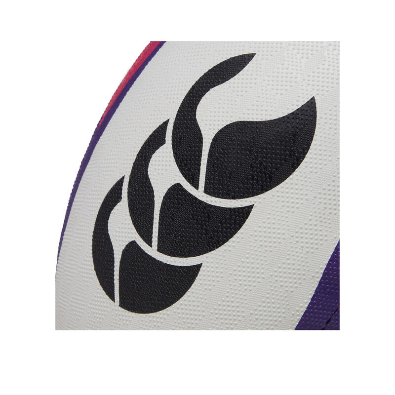 Ballon de rugby MENTRE (Blanc / Violet)