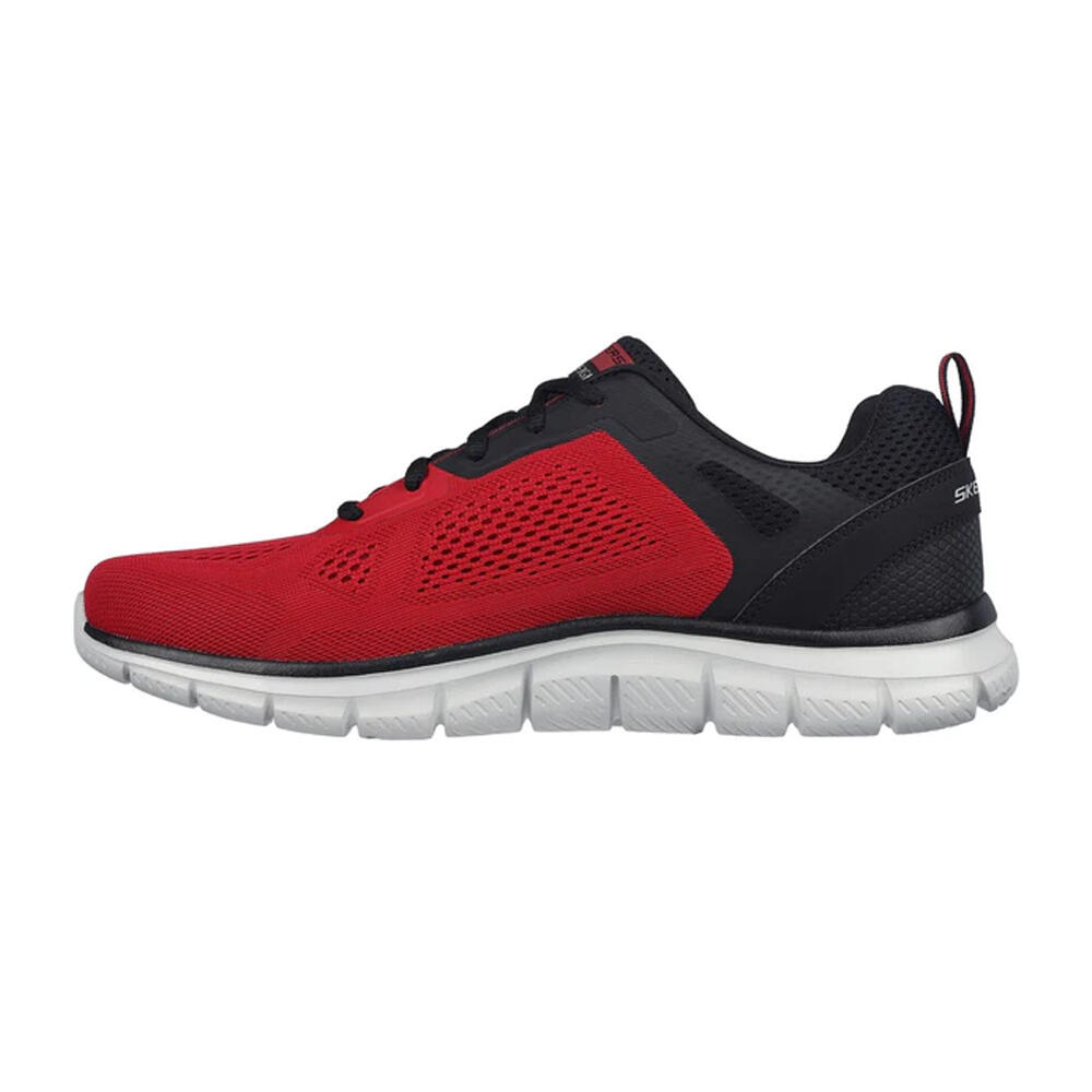 TRACK BROADER Men's Sneakers (Red / Black)