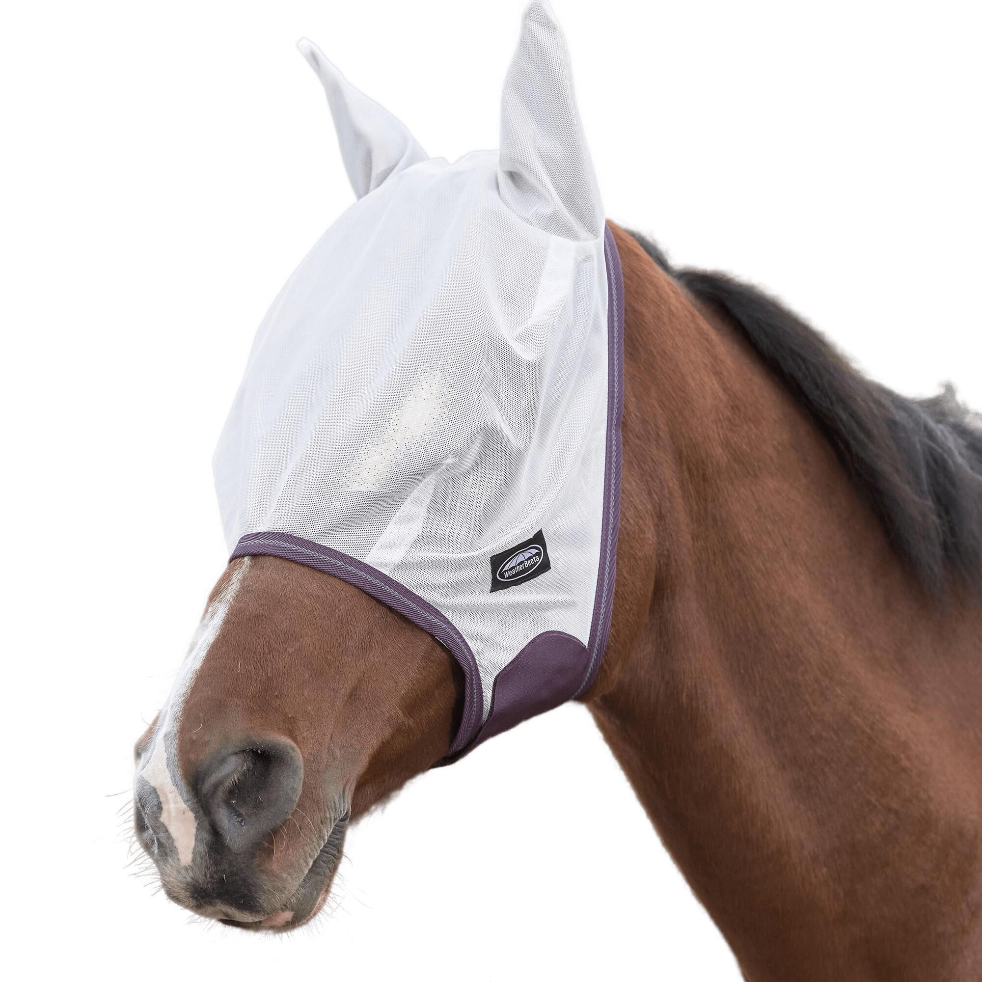 COMFITEC fly mask (White / Purple / Grey)