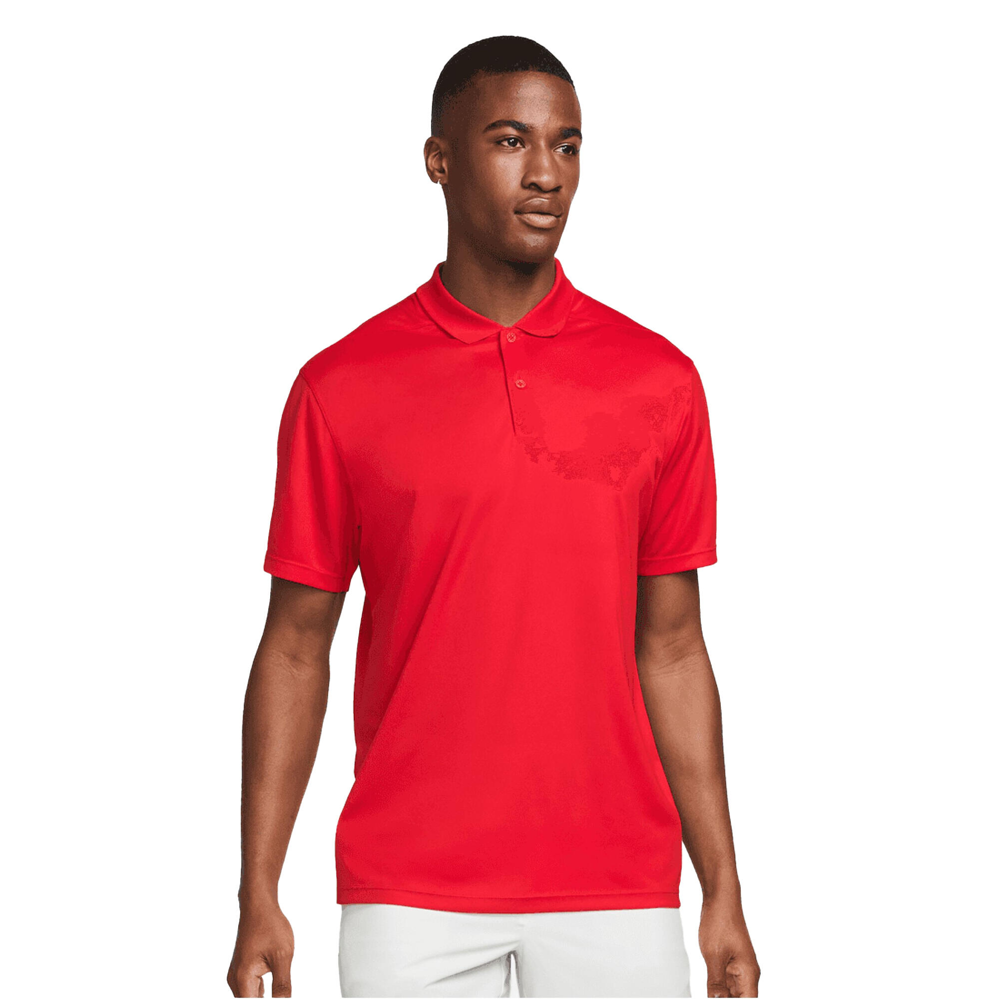 NIKE Mens Victory DriFIT Polo Shirt (University Red)