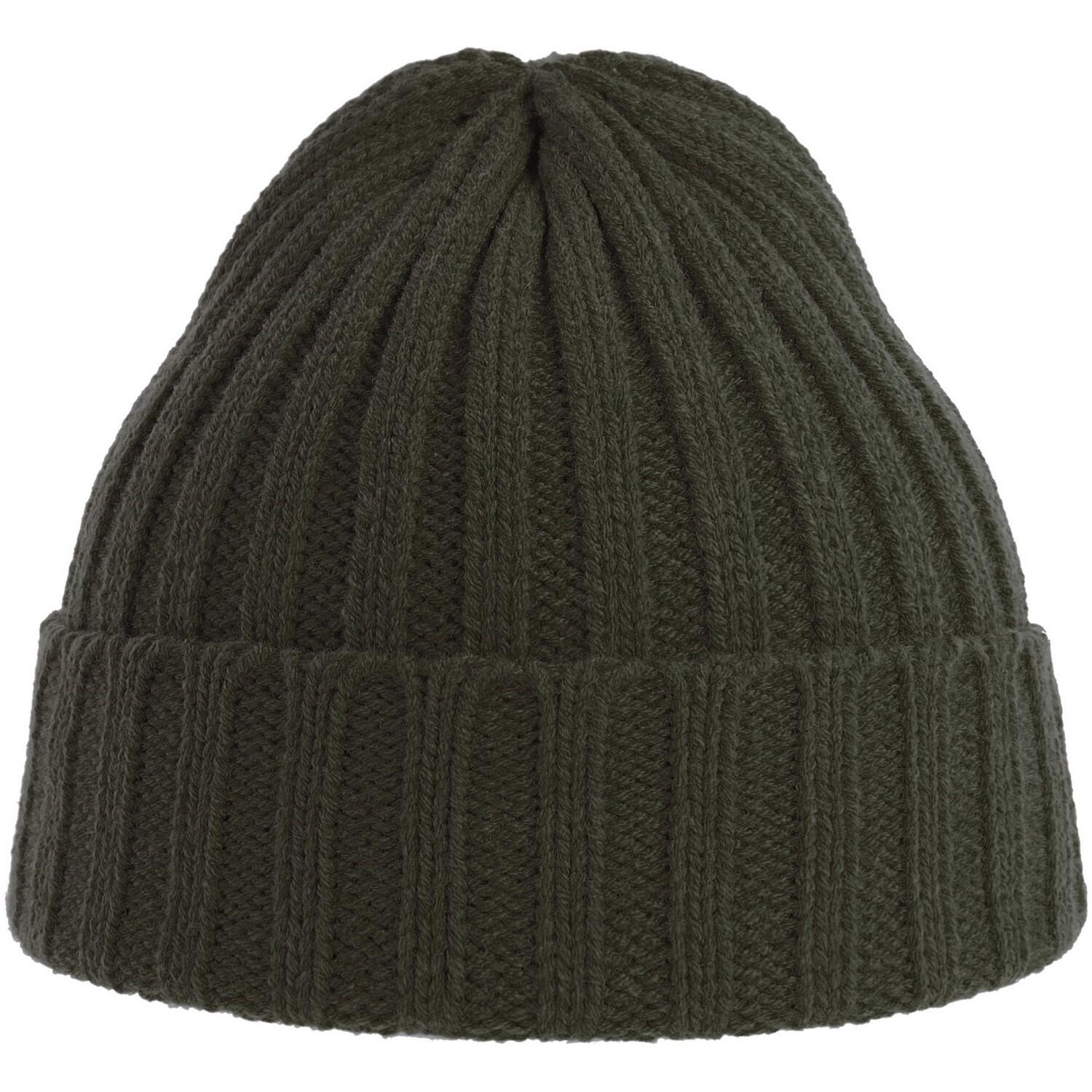 Unisex Adult Shore Chunky Beanie (Olive) 3/3