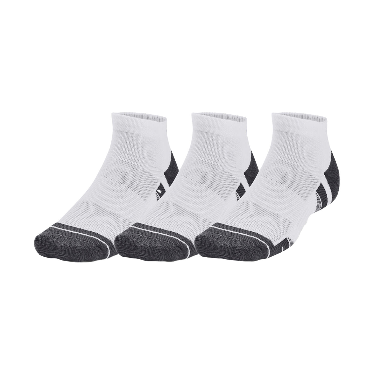 UNDER ARMOUR Unisex Adult Performance Tech Socks (Pack of 3) (White)