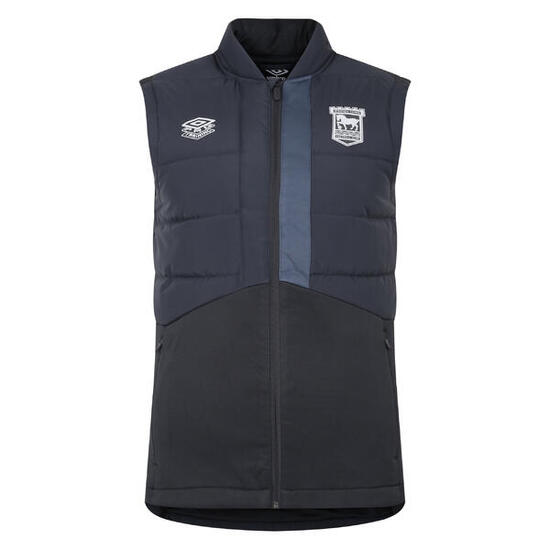 2324" Weste für Herren Kohlen-Schwarz/Grisaille