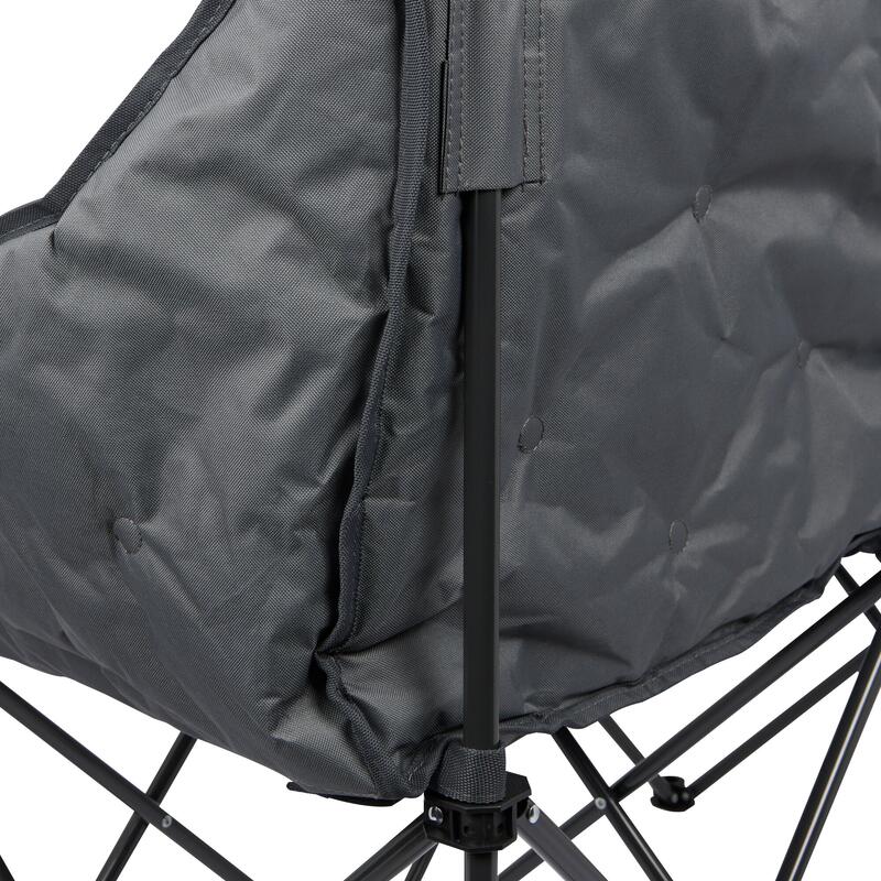 Chaise de camping NAVAS (Noir / Anthracite)