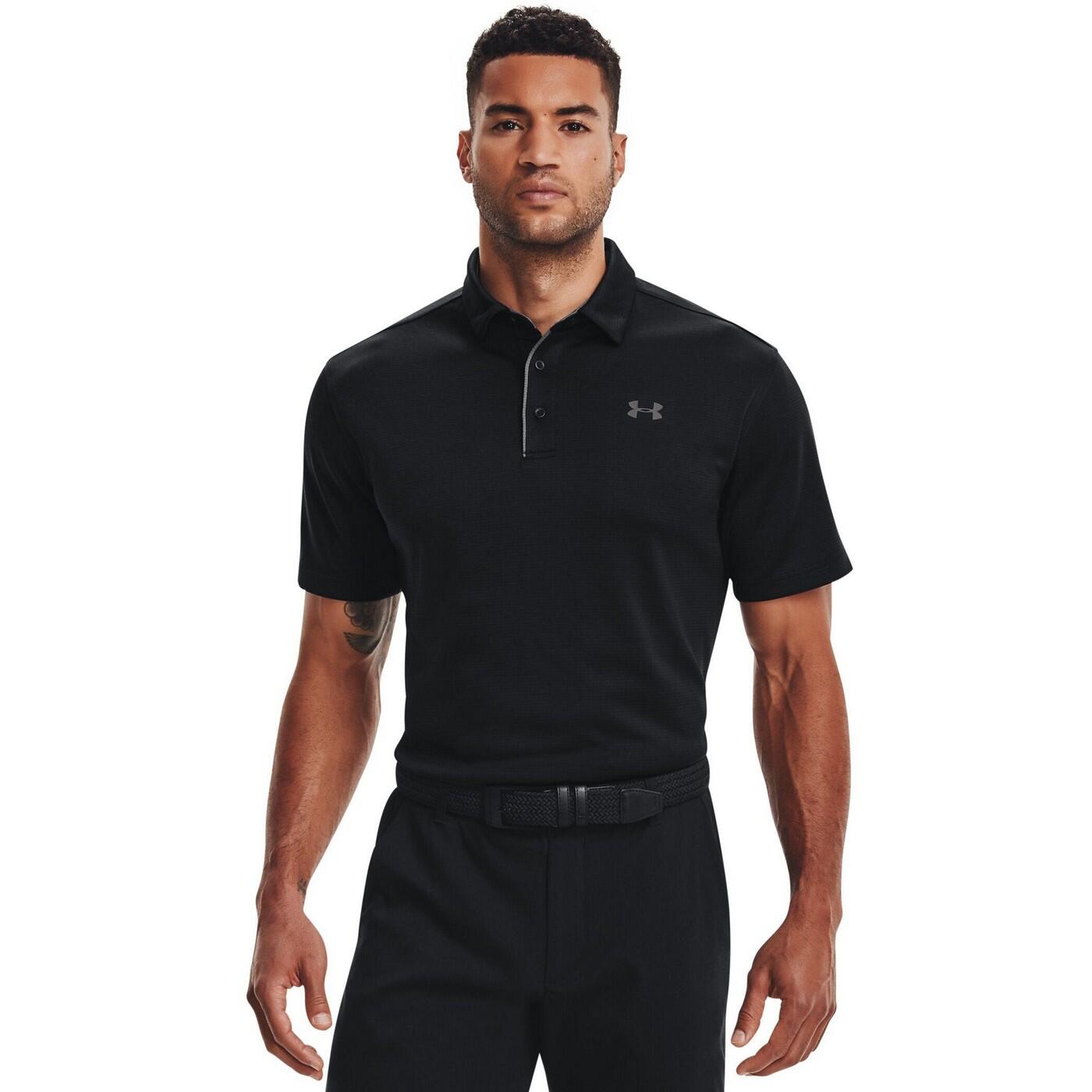Polo TECH Homme (Noir / Graphite) 4/4