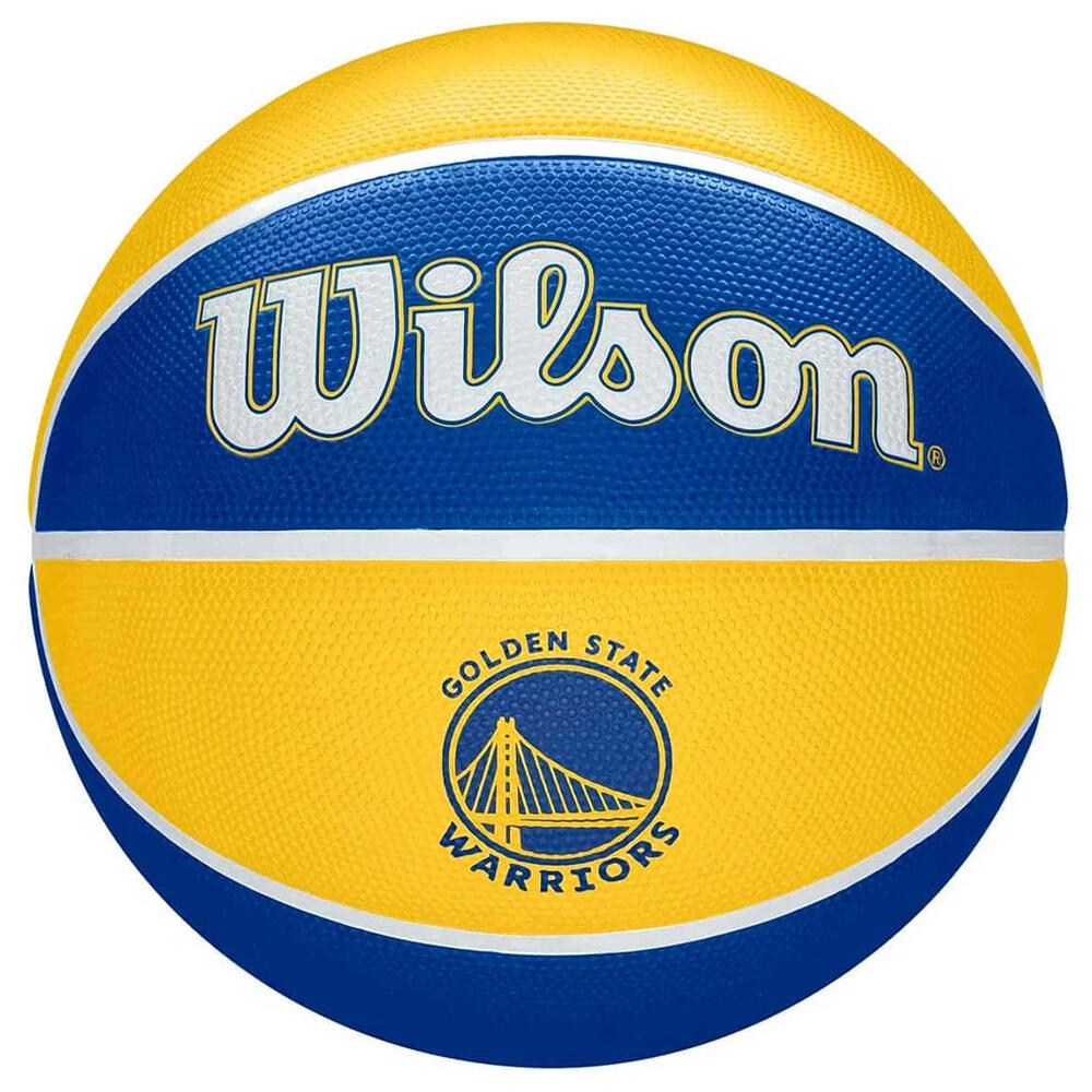 WILSON Golden State Warriors Basketball (Yellow/Blue)