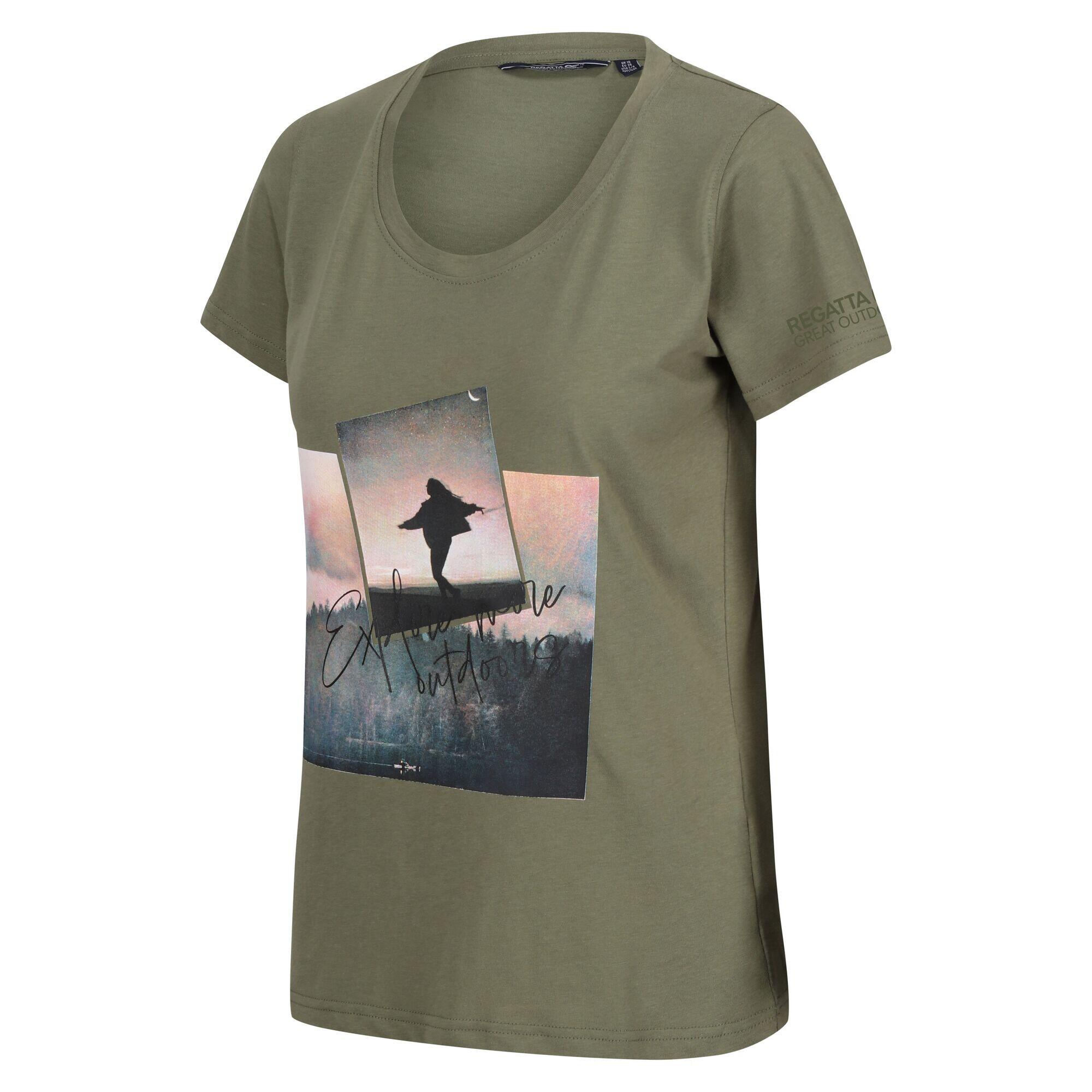 Tshirt FILANDRA Donna (Verde)