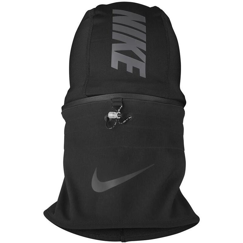 Mens Convertible Hat Hood Black Grey NIKE Decathlon