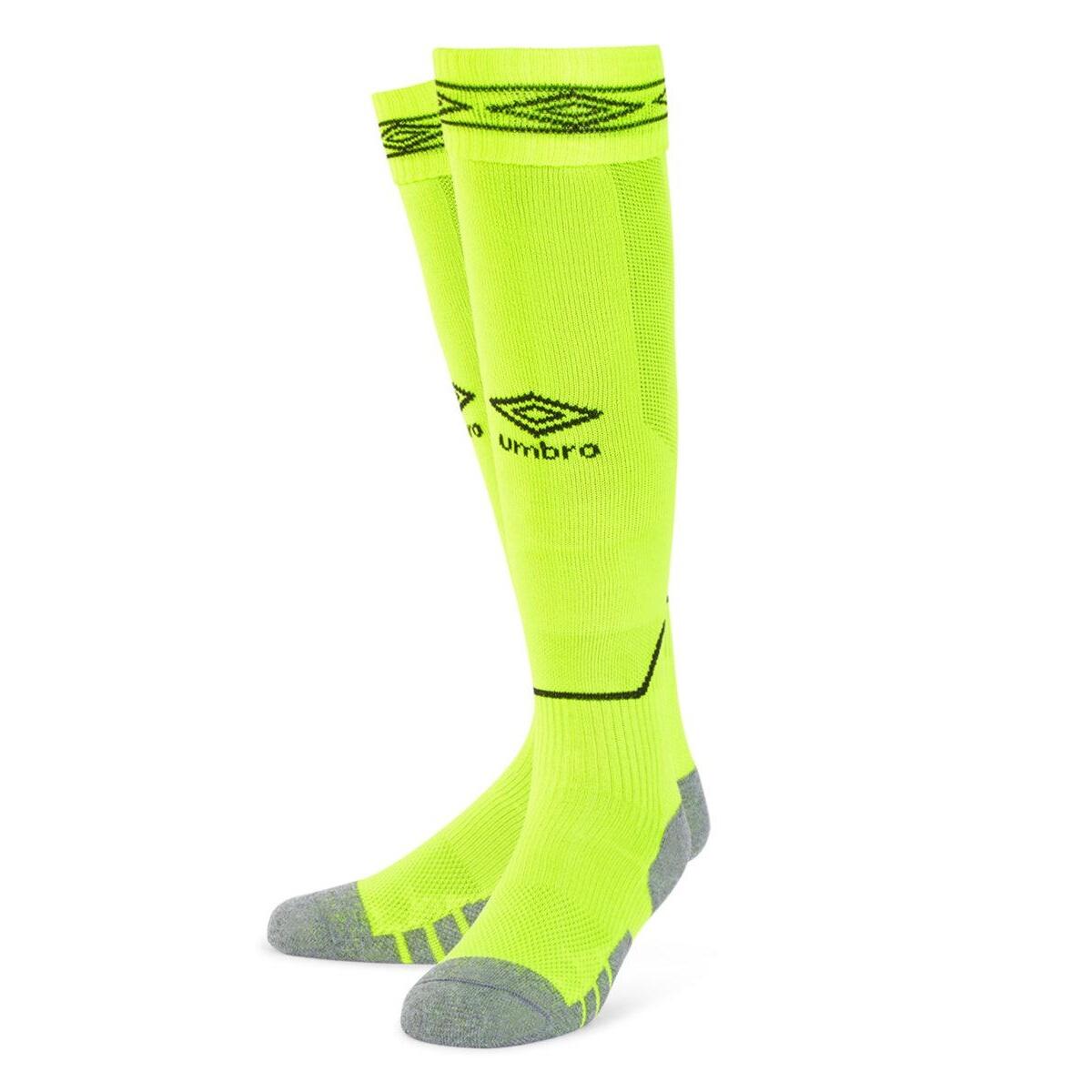 Calzettoni da calcio DIAMOND (Giallo fluorescente / Carbonio)