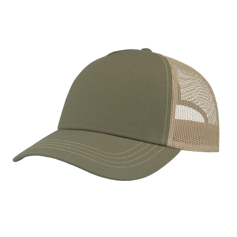 Casquette trucker RAPPER Adulte (Vert sombre / Kaki)