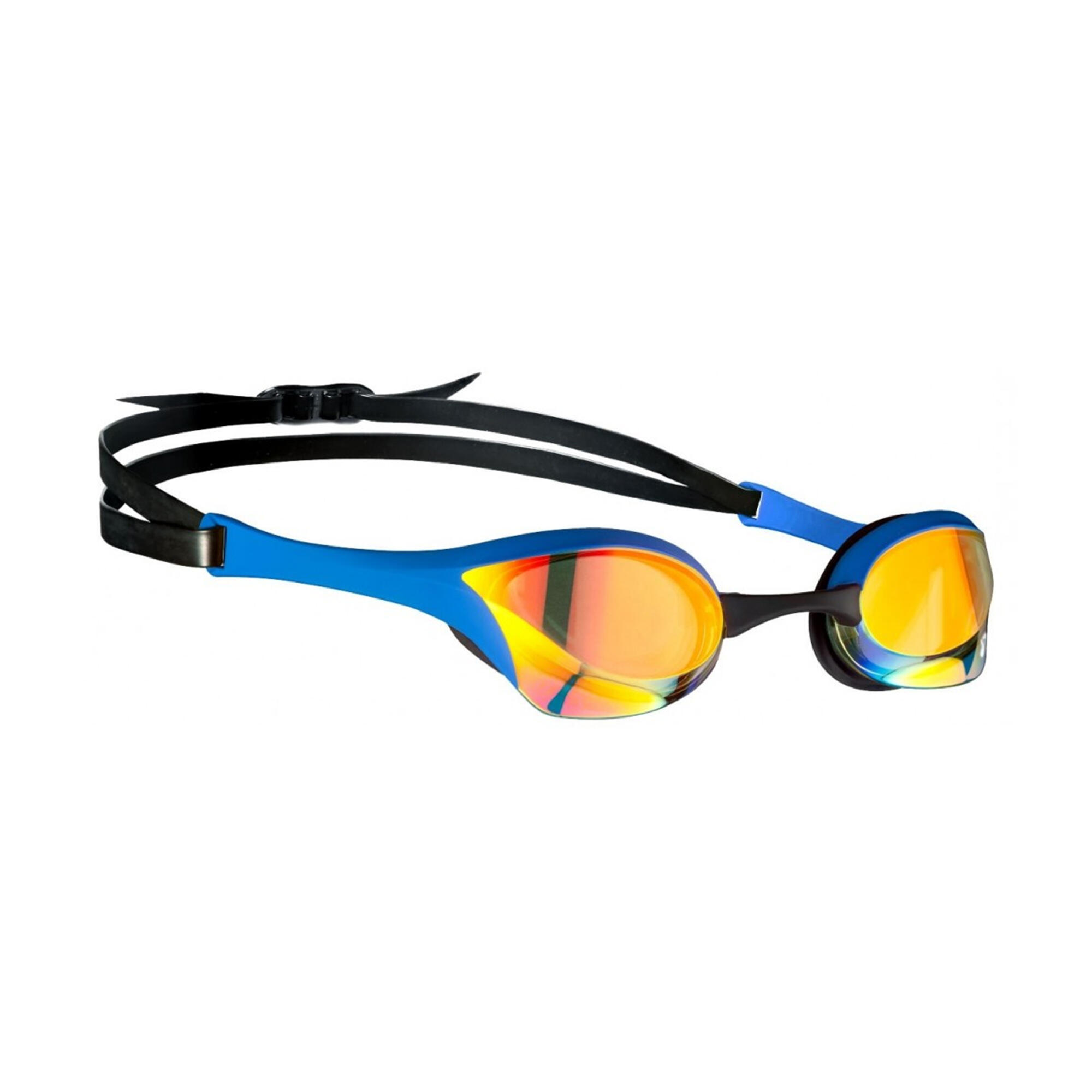 Cobra Mirror Ultra Swipe Swimming Goggles (Yellow/Copper/Blue) 3/3