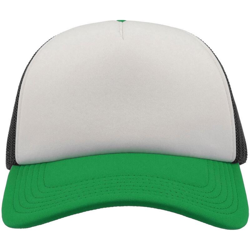 Casquette trucker RAPPER Adulte (Blanc / Noir / Vert)