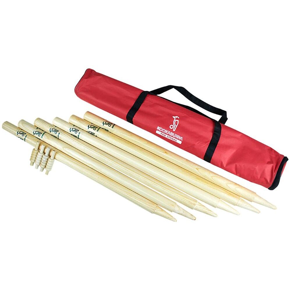 Pro Cricket Stumps Set (Wood) 3/3