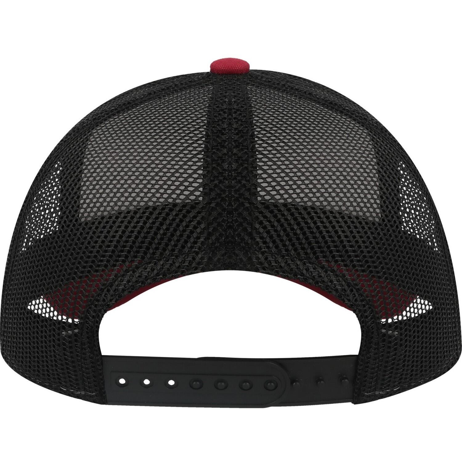 Casquette Trucker RAPPER Adulte (Blanc / Bordeaux / Noir) 2/4