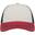 Casquette trucker RAPPER Adulte (Blanc / Bordeaux / Noir)