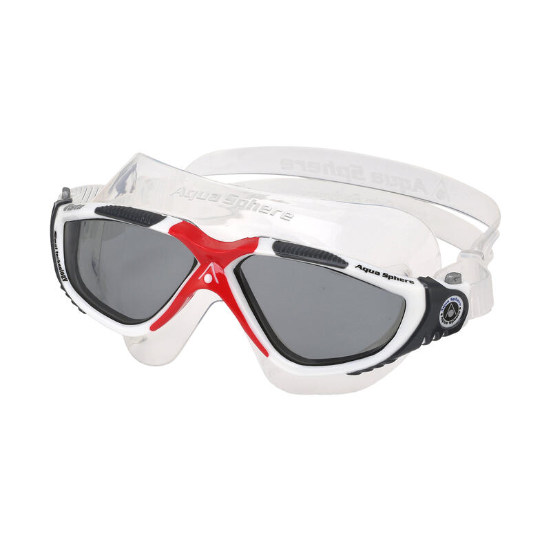 Lunettes de natation VISTA Adulte (Blanc / Gris / Rouge)