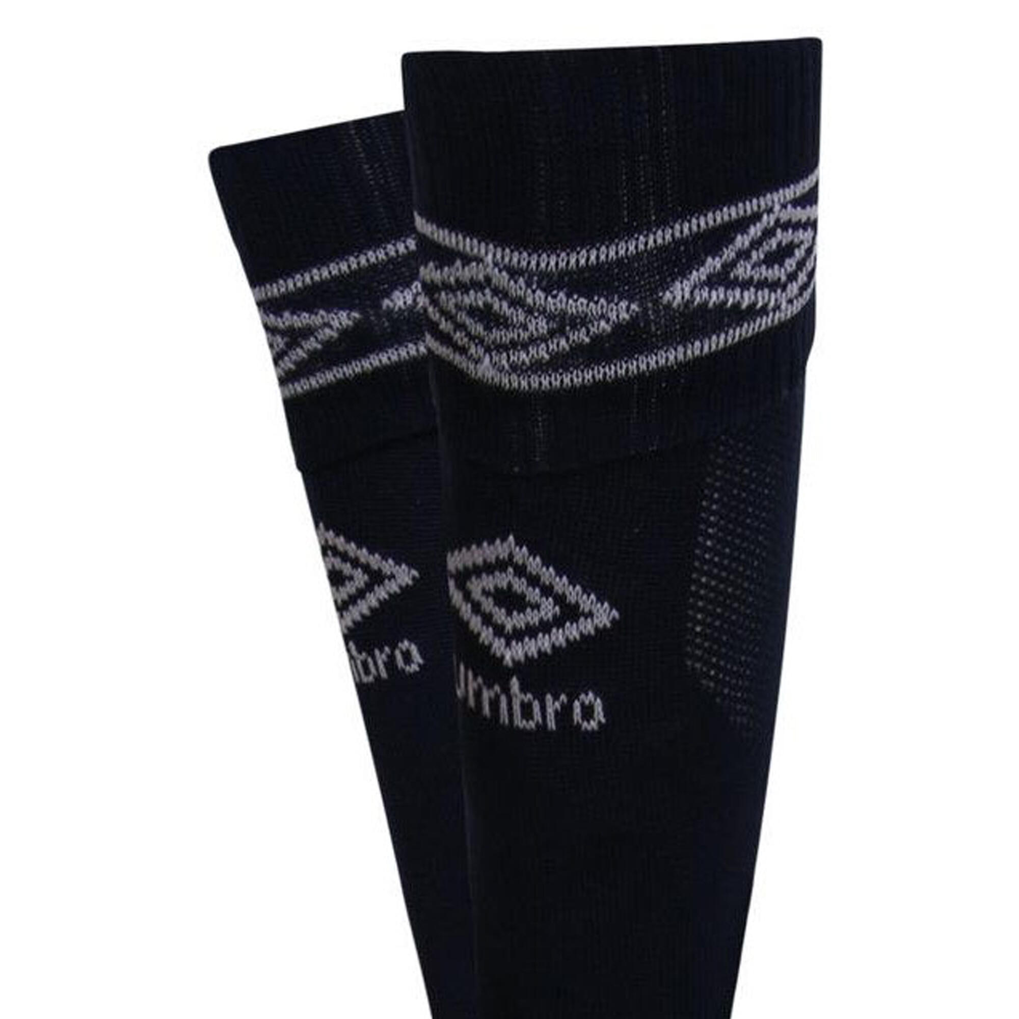 "Diamond" Fußballsocken Herren Dunkel-Marineblau/Weiß 3/4