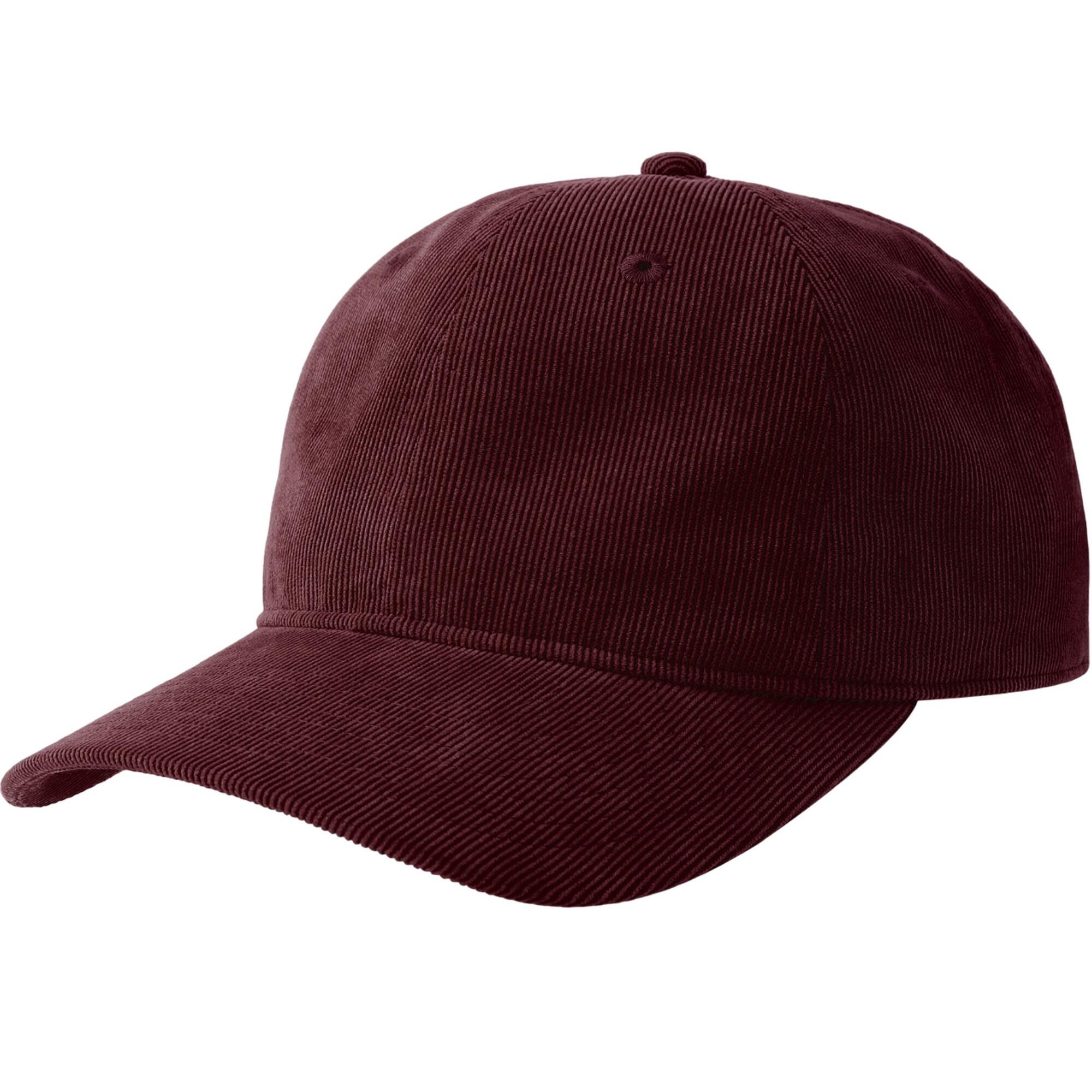 ATLANTIS Unisex Adult Creep S Corduroy Recycled Baseball Cap (Burgundy)