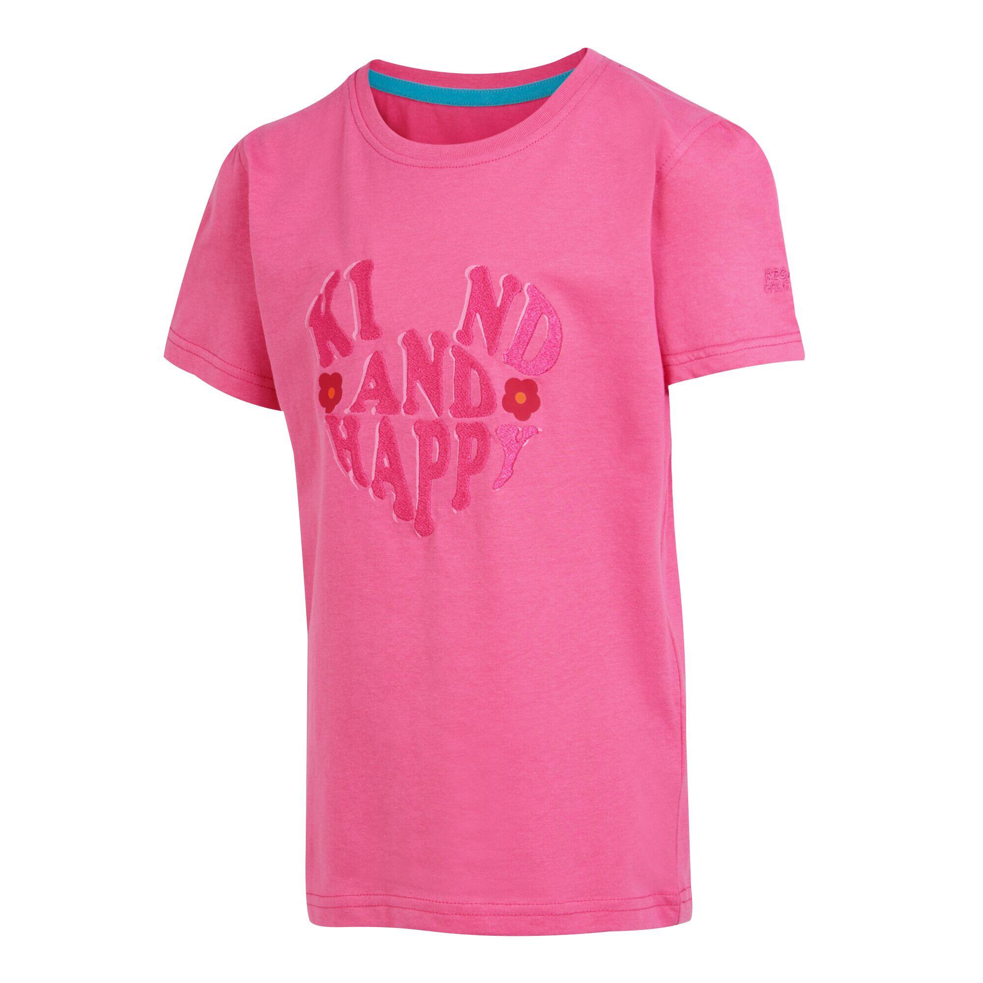"Bosley VII" TShirt für Kinder Flamingo-Rosa 3/5