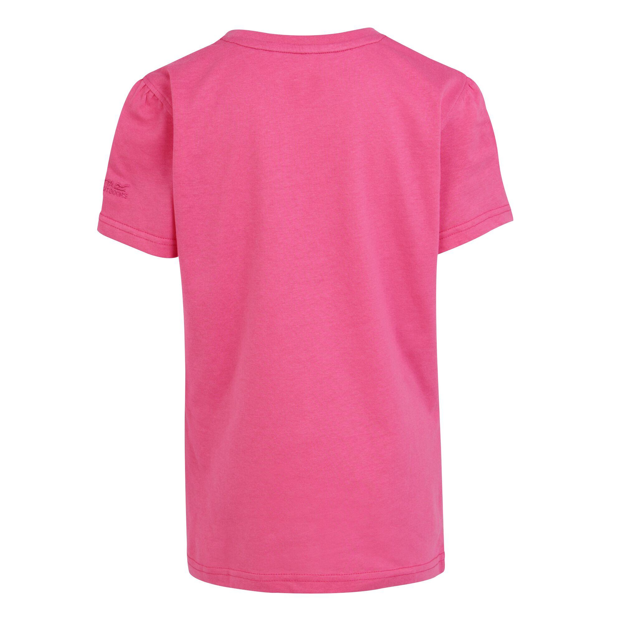 Childrens/Kids Bosley VII TShirt (Flamingo Pink) 2/3