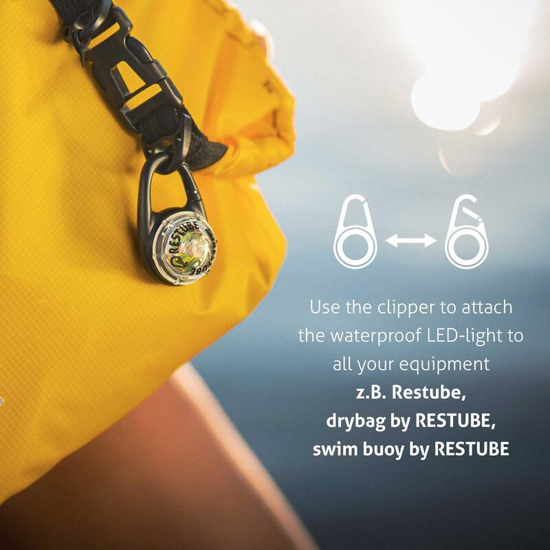 Luce LED impermeabile di RESTUBE | Aggiunta alla boa da nuoto