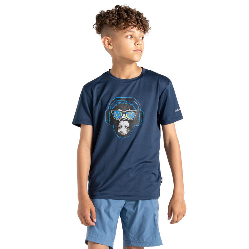 Camiseta Amuse II Mono para Niños/Niñas Vaquero Luz de Luna