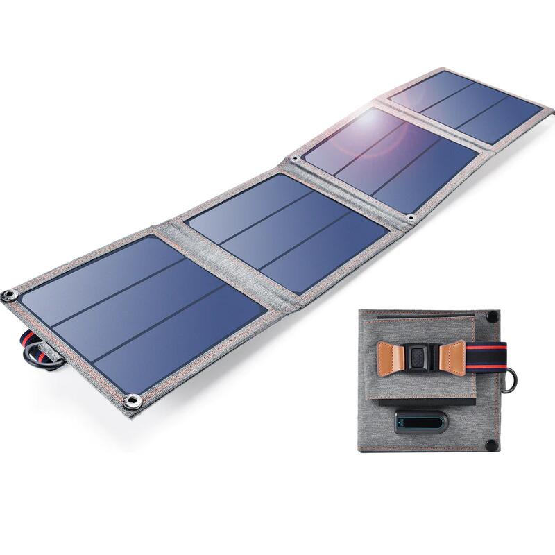 Panel solarny turystyczny kempingowy  Choetech słoneczna ladowarka 14W USB