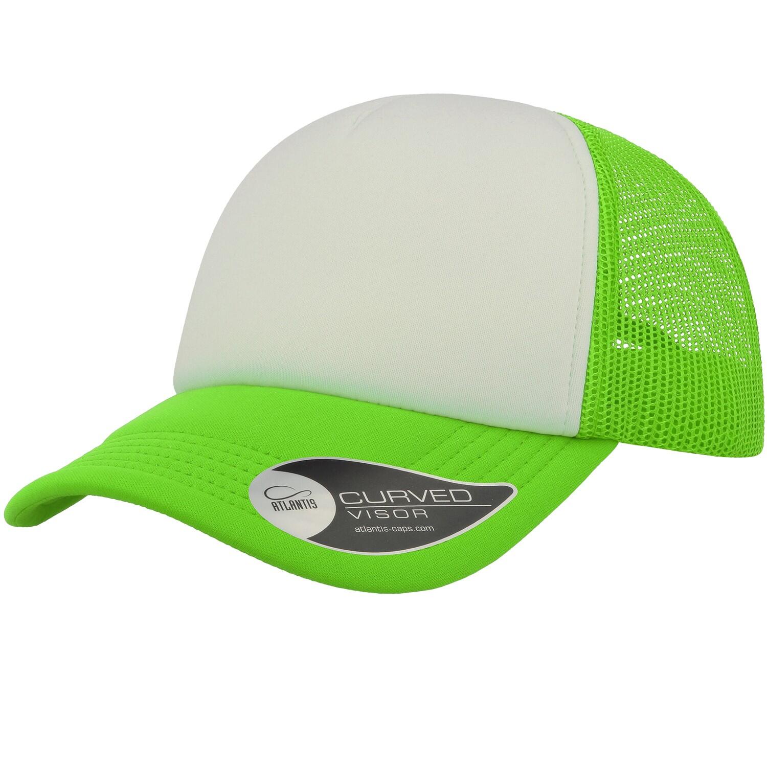 Adult RAPPER trucker cap (Fluorescent green)