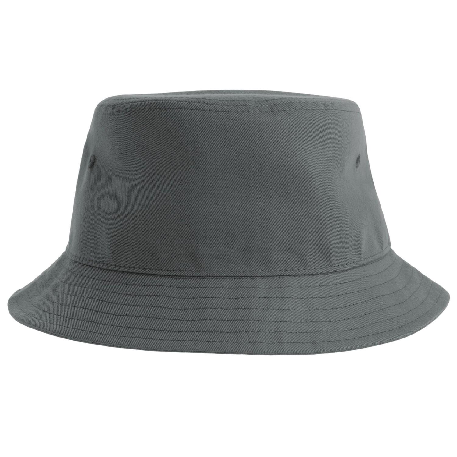 ATLANTIS Unisex Adult Geo Recycled Polyester Bucket Hat (Dark Grey)