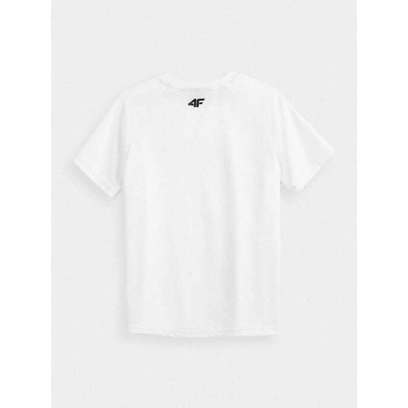Tricou baieti 4F JTSM015, Alb, 140