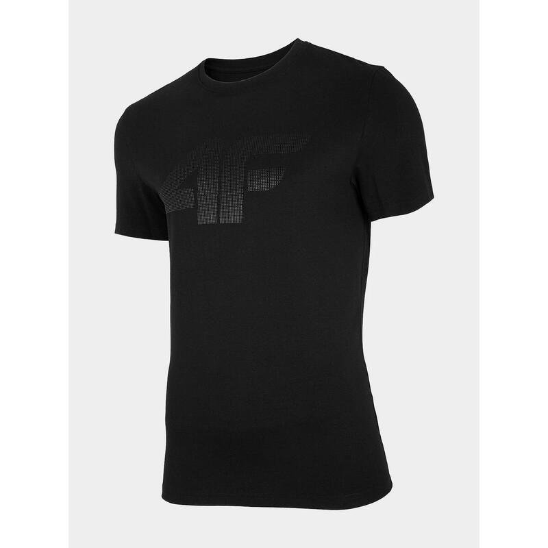 Tricou regular bărbați cu imprimeu, 100% bumbac, guler rotund, M