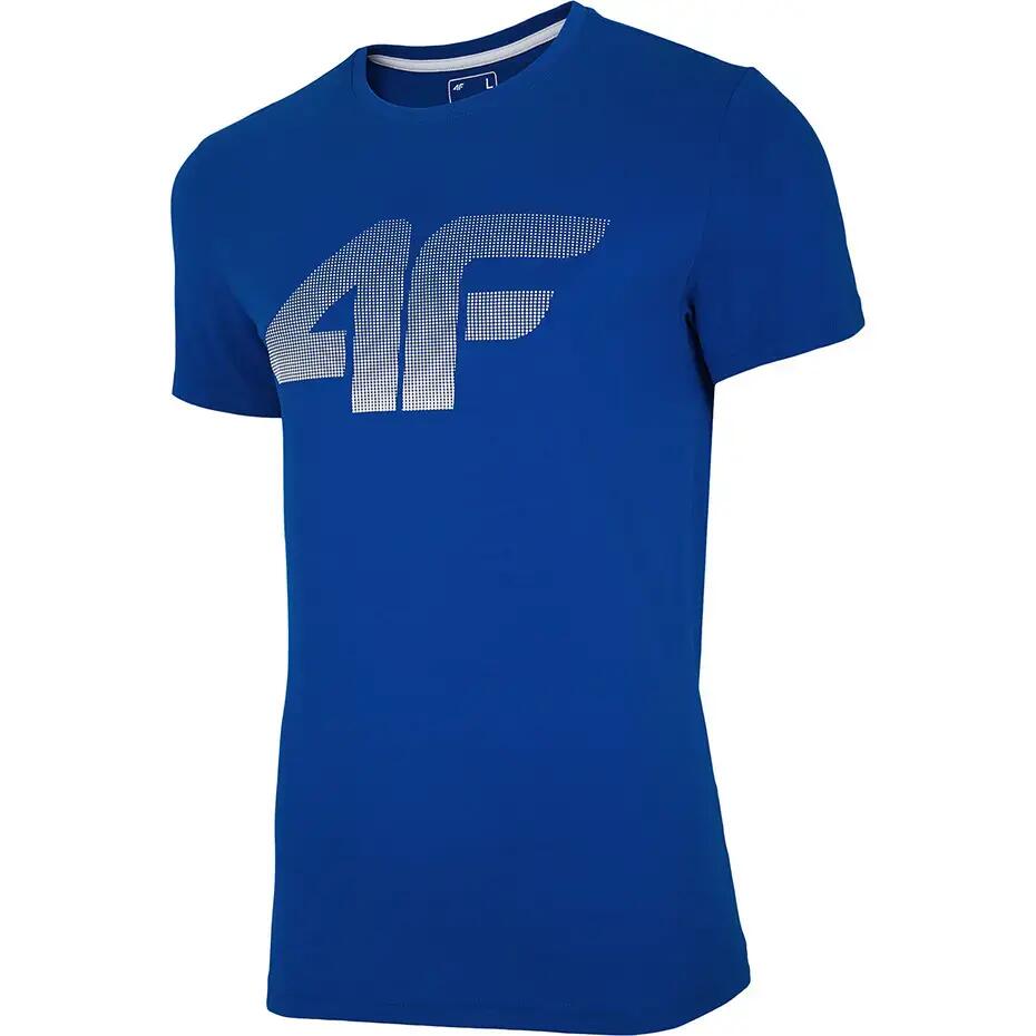 Tricou regular bărbați 4F, imprimeu, gri, S 4/4