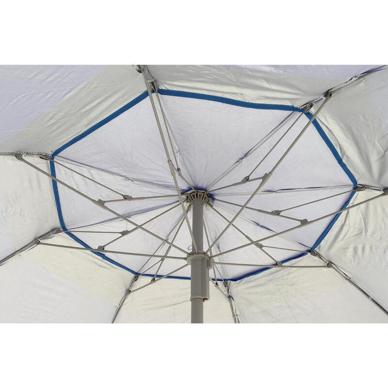 Umbrelă plajă Solart 150 cm, 3 secțiuni, protecție UPF+50