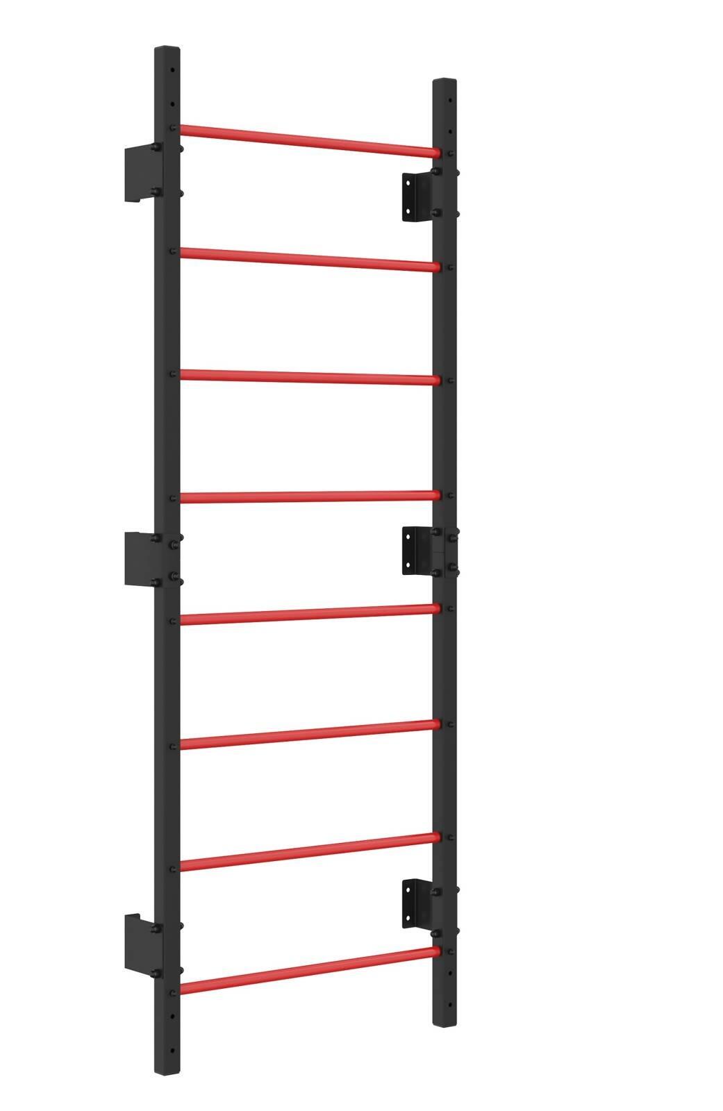 Drabinka gimnastyczna UNDERFIT 228 x 110 cm z drążkiem i poręczami 2w1 4/6