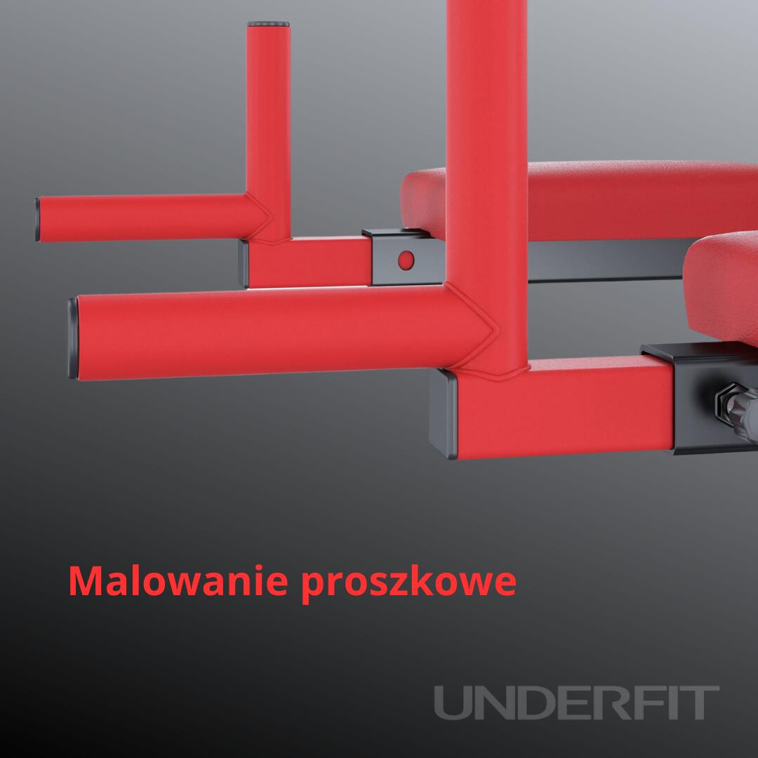 Drążek i poręcze 2w1 do ściany lub drabinki UNDERFIT 5/6