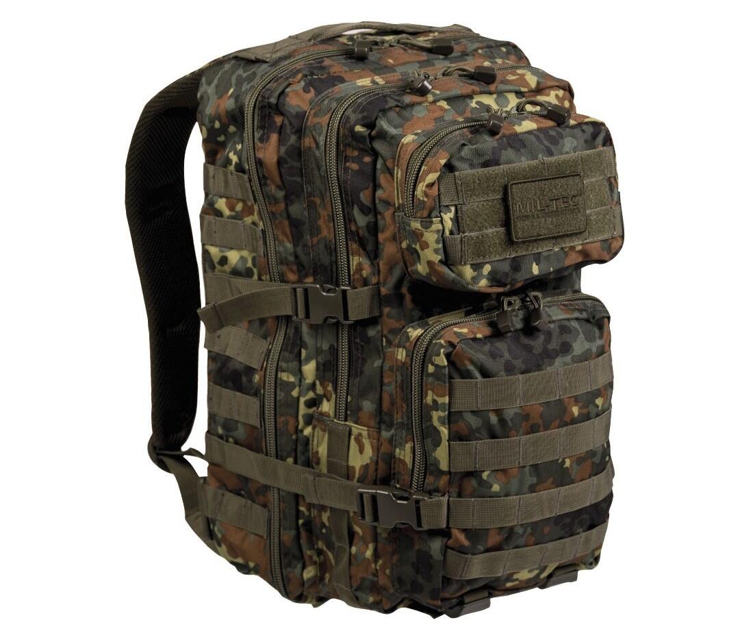 MIL-TEC Mil-Tec MOLLE US Assault Pack Large Flecktarn