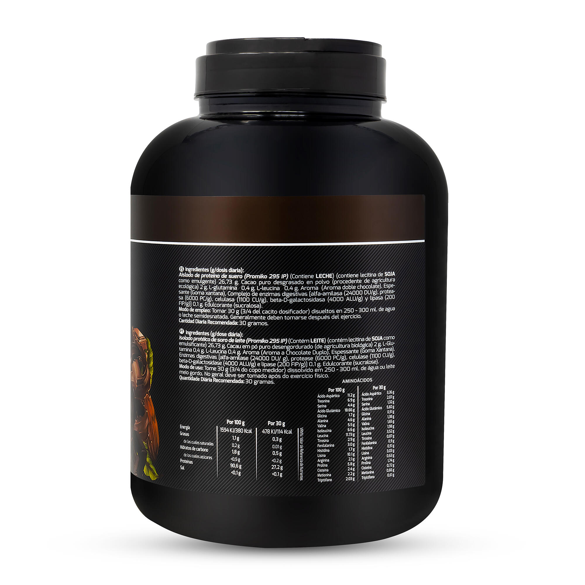 Whey Protein Isolate Sport Live - Doble Chocolate - 2,2Kg - DRASANVI 3/6