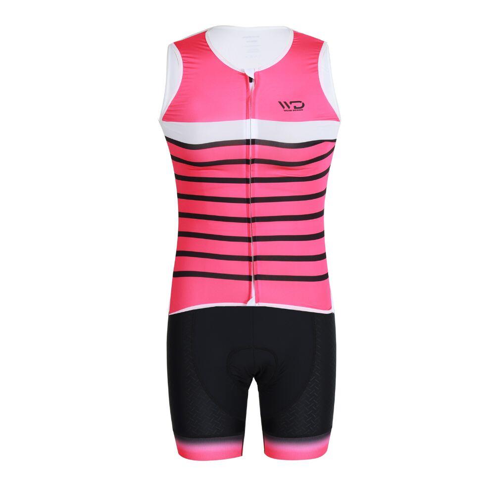 Maillot de cyclisme femme MARINA rose 3/5