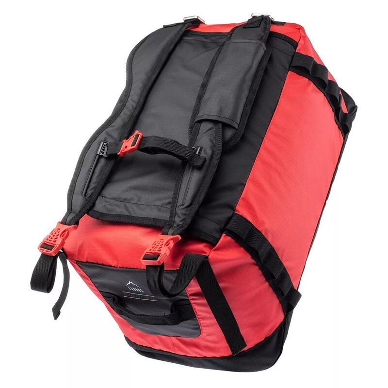 2 In 1 35L Brightybag Duffeltas (Vlam Scharlaken/Zwart)