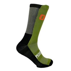 Chaussettes de Trail Running en Maille Renforcée Trail Corsa Mooquer Vert