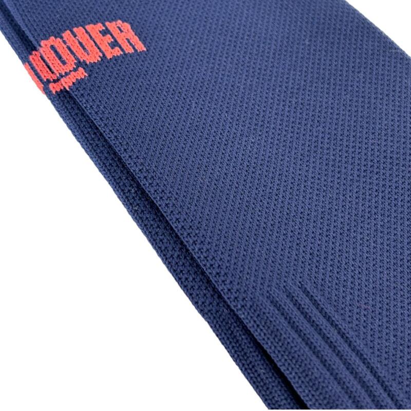 Chaussettes de Cyclisme Hautes Brodées Classy Evo II Mooquer Bleu Marine