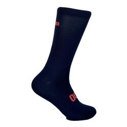 Chaussettes de Cyclisme Hautes Brodées Classy Evo II Mooquer Bleu Marine